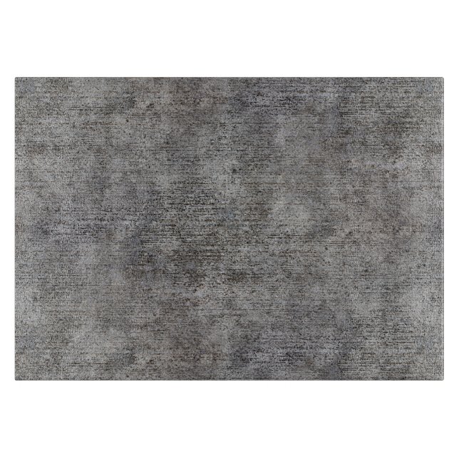 Weathered Grey Cement Sidewalk Cutting Board (Front)