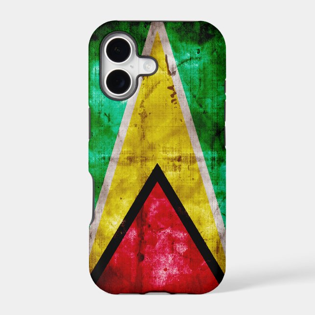 Weathered Guyana Flag (Back)