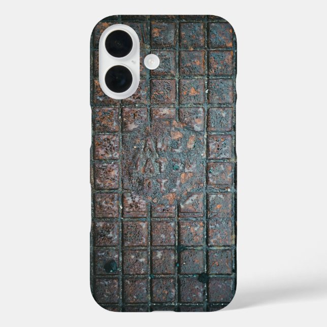 Weathered Metal Grate Case-Mate iPhone Case (Back)