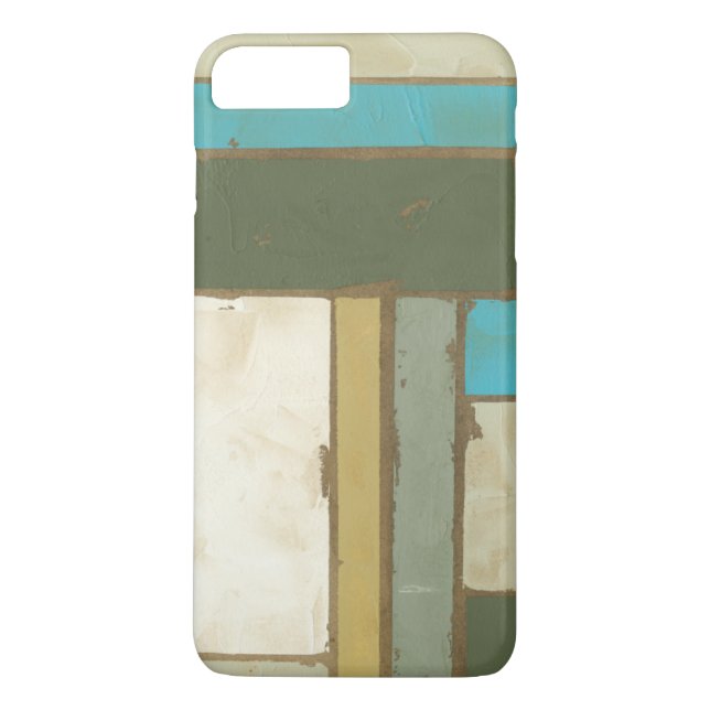 Weathered Panel Painting by Jennifer Goldberger Case-Mate iPhone Case (Back)