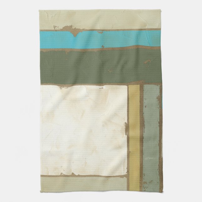 Weathered Panel Painting by Jennifer Goldberger Kitchen Towel (Vertical)
