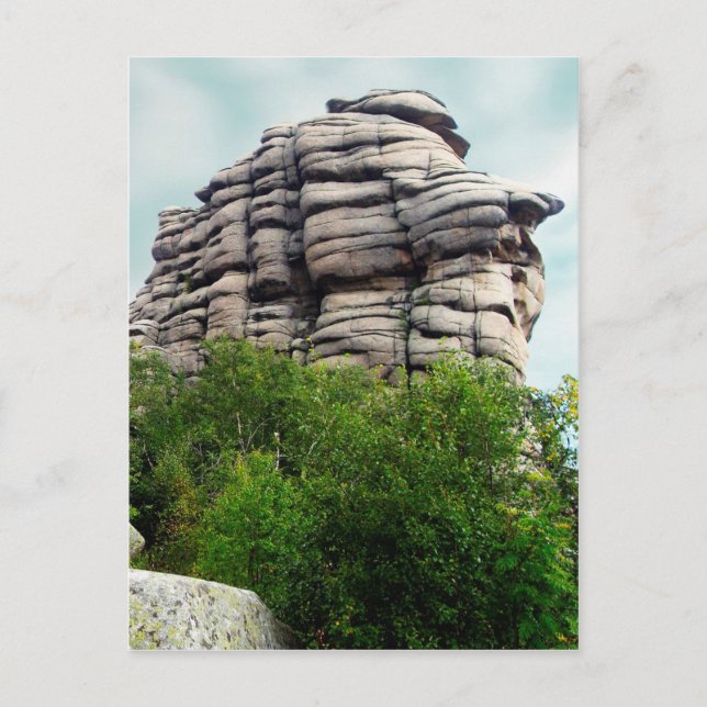 Weathered rock postcard (Front)