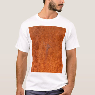Weathered rusted metal: orange-red texture. T-Shirt