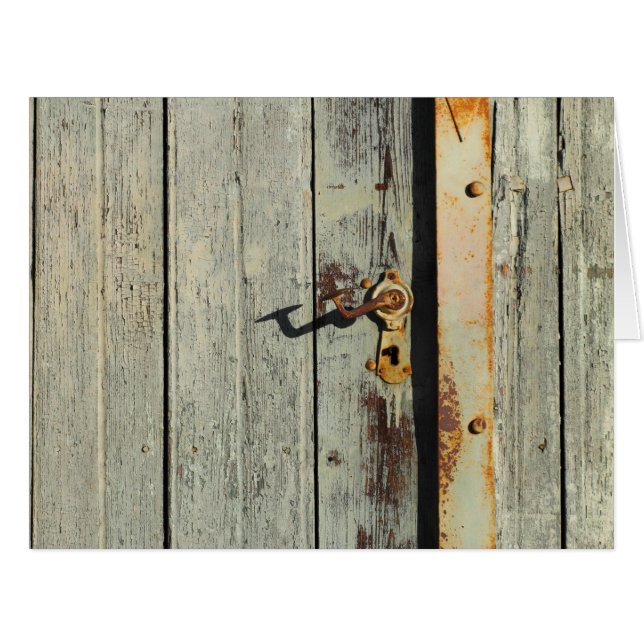 Weathered Rusty Door Handle (Front Horizontal)