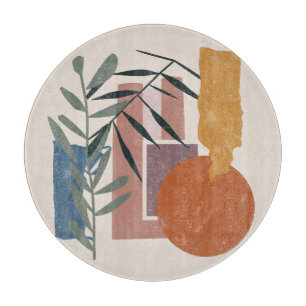 Weathered Shapes And Stalks Cutting Board