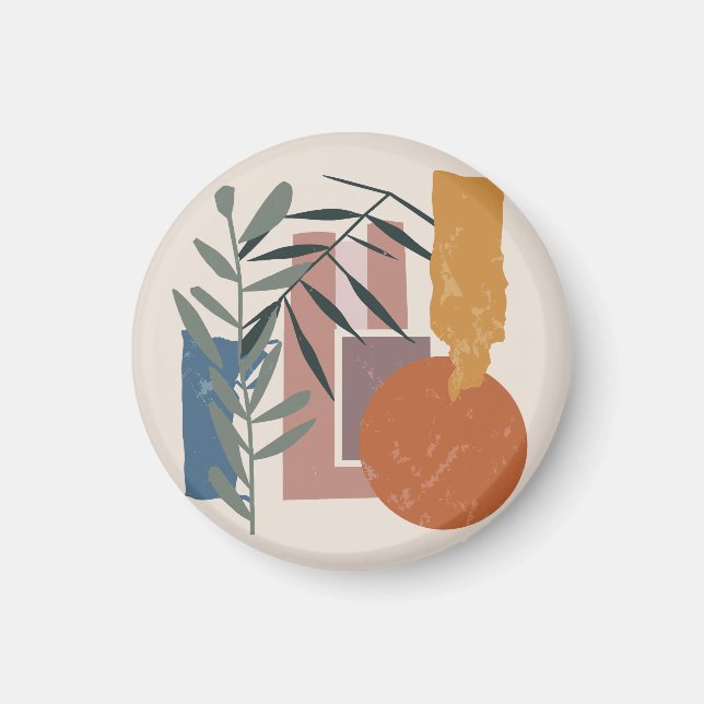 Weathered Shapes And Stalks Magnet (Front)