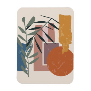 Weathered Shapes And Stalks Magnet