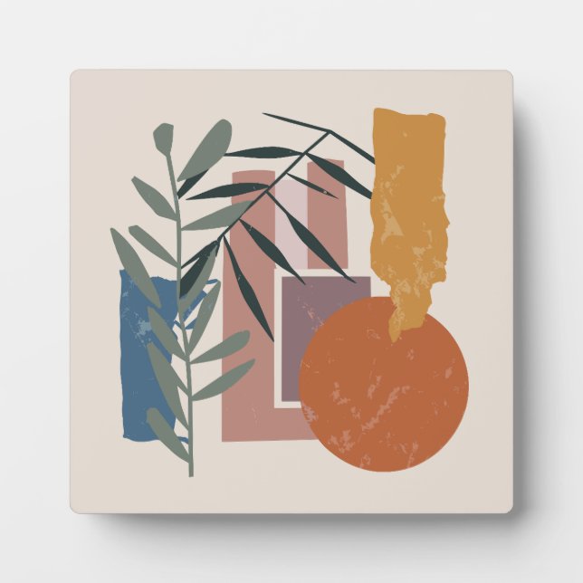 Weathered Shapes And Stalks Plaque (Front)