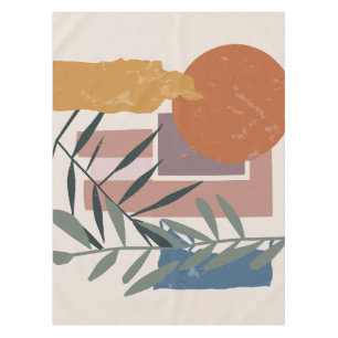 Weathered Shapes And Stalks Tablecloth