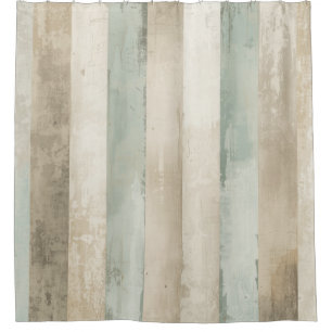 Weathered Soft Blue Tan Brown White Rustic Stripe