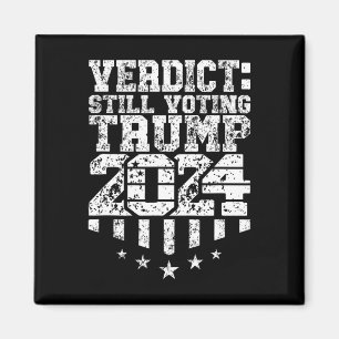 Weathered Text Trump Still Voting Convicted Felon Magnet
