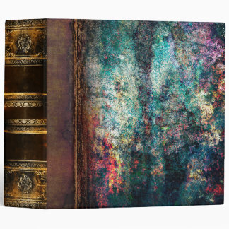 Weathered Turquoise Grunge Ancient Tome Binder
