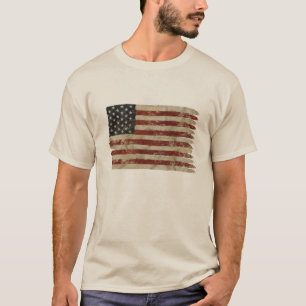 Weathered USA Flag T-Shirt