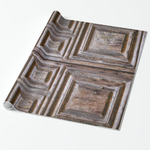 Weathered Venetian Door Wrapping Paper