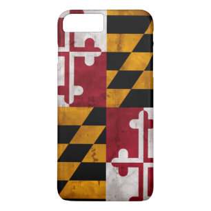 Weathered Vintage Maryland State Flag Case-Mate iPhone Case