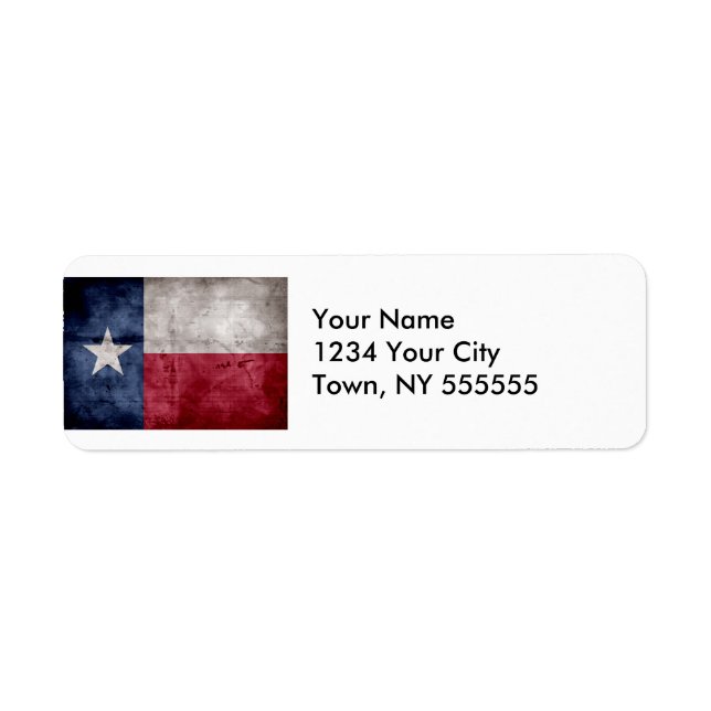 Weathered Vintage Texas State Flag (Front)