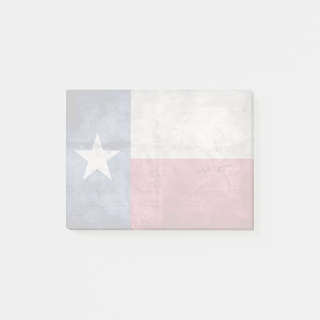 Weathered Vintage Texas State Flag Post-it Notes (Front)