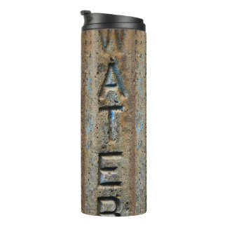 Weathered "Water"  Thermal Tumbler