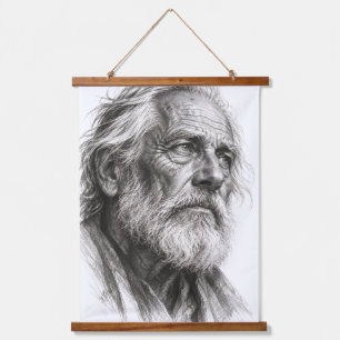 Weathered Wisdom Hanging Tapestry