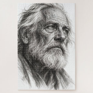 Weathered Wisdom Jigsaw Puzzle