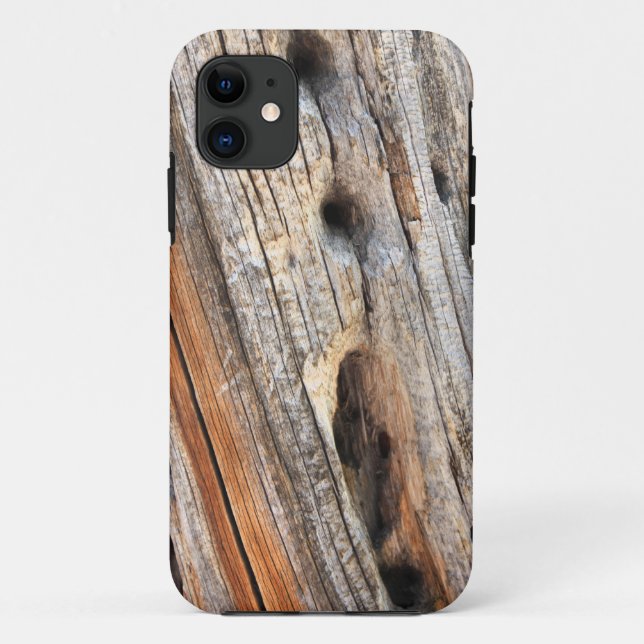 Weathered wood Case-Mate iPhone case (Back)