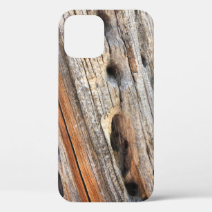 Weathered wood iPhone 12 case