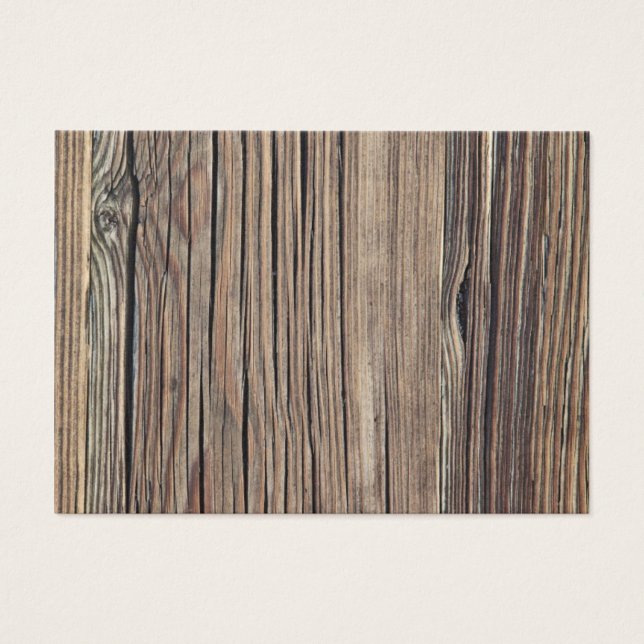 Weathered Wood Grain Plank Background Template (Front)