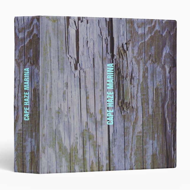 Weathered Wood Piling Binder (Front/Spine)