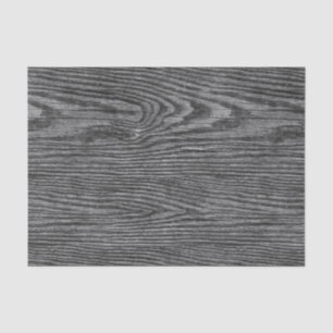 Weathered Wood Texture Charcoal Colour Tissue Paper