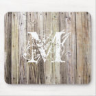 Weathered Wood with Shabby Chic Monogram