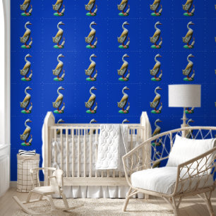 Weathered Wooden Ducks Wallpaper
