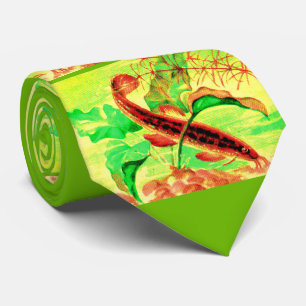 weatherfish print tie