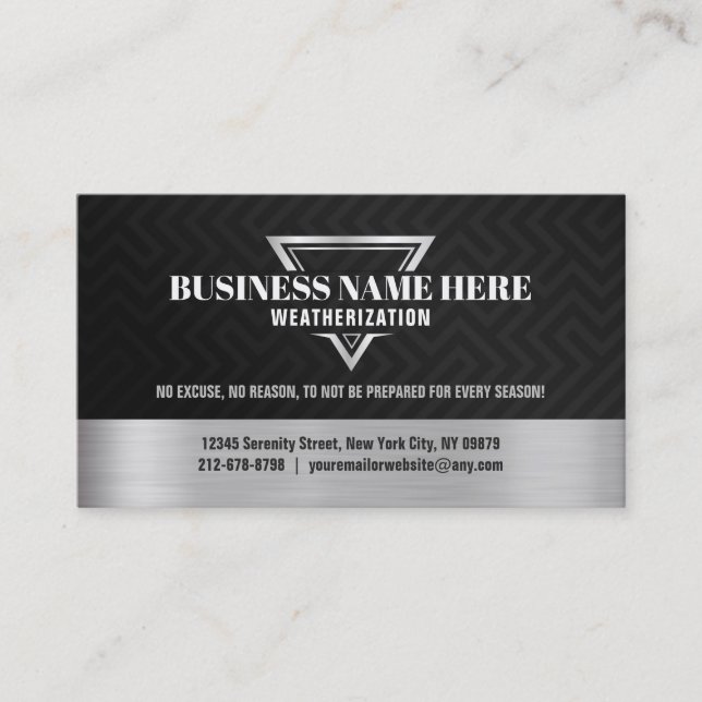 Weatherization Business Cards (Front)