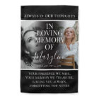 Weatherproof Funeral Memorial Tribute Photo