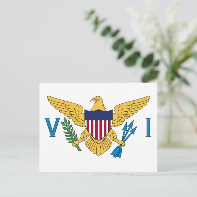 Weatherproof Personalized Garden Flag Postcard (Standing Front)