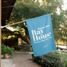Weatherproof Personalized House Flag