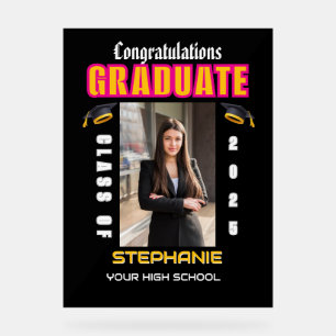 Weatherproof Personalized House Flag Acrylic Sign