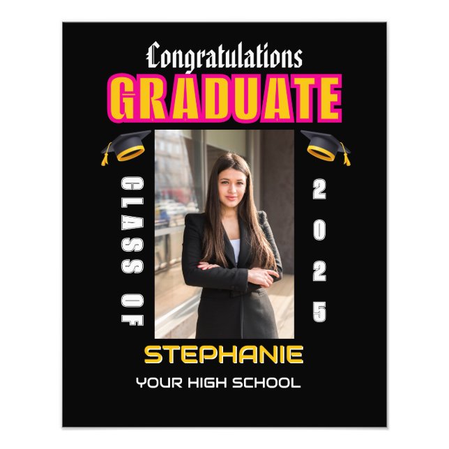 Weatherproof Personalized House Flag Photo Print (Front)