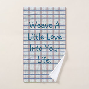 Weave Love   Hand Towel