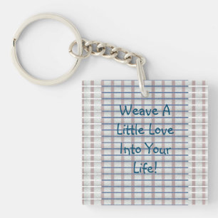 Weave Love   Stone   Keychain