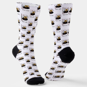 Weave Woes - funny dog agility Socks
