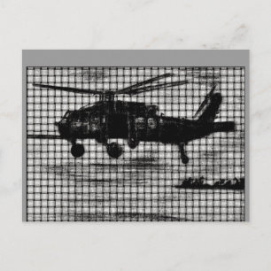 Weaved Chopper Postcard