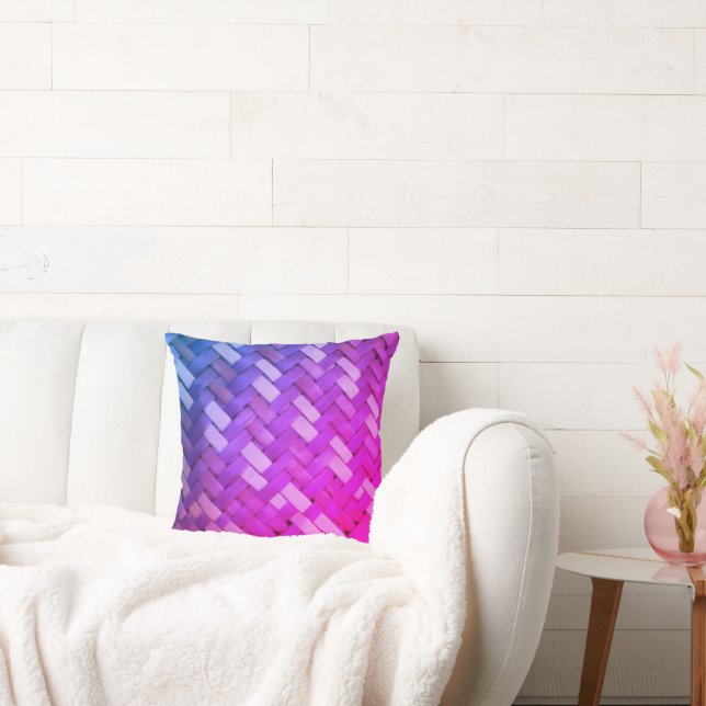 Weaved Harmony Throw Throw Pillow (Couch)