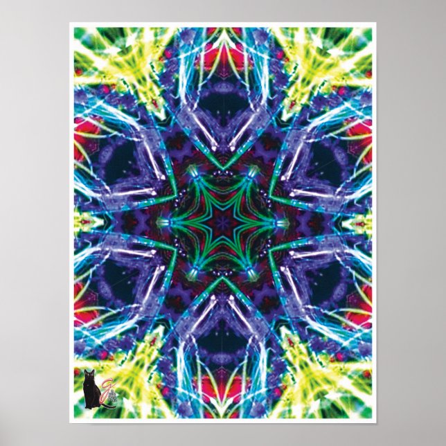 Weaver Kaleidoscope Poster (Front)