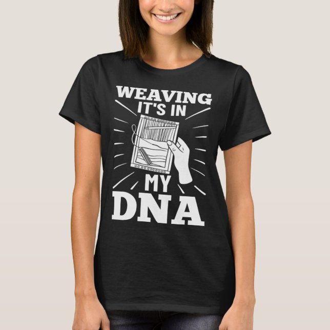 Weaving Beginner Hand Weaver Loom Basket  4 T-Shirt (Front)