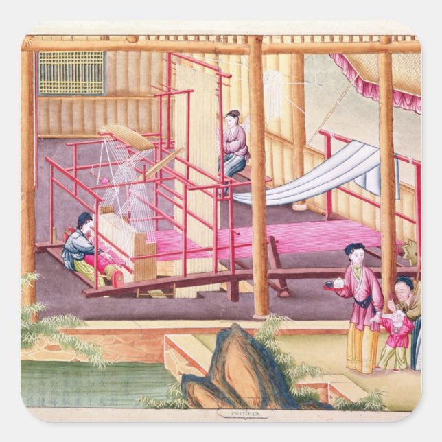 Weaving Square Sticker (Front)