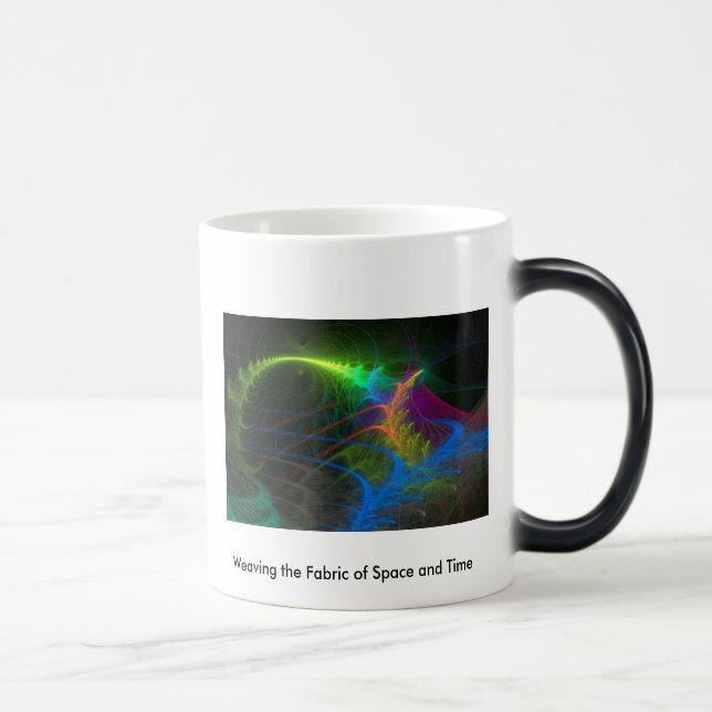 Weaving the Fabric of Space and Time -2009, Wea... Magic Mug (Right)