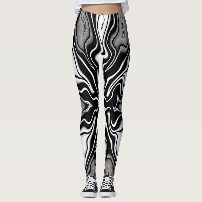 Weavy groovy "Ratti_Creative_Arts" Leggings (Front)
