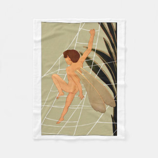 "Web Climber" Fleece Baby Blanket