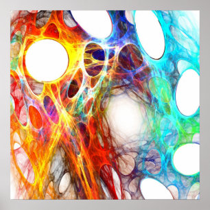 Web coloré - affiche